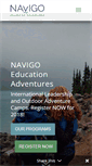 Mobile Screenshot of navigoadventures.com